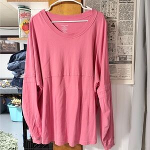 Hplus size  Women's Rose Long Sleeve Tee